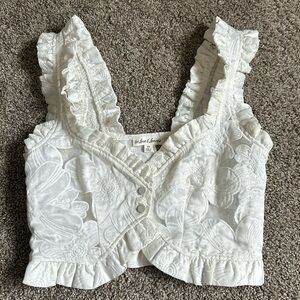 For Love & Lemons white crop top